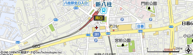 カラオケバンバン BanBan 八柱駅前店周辺の地図