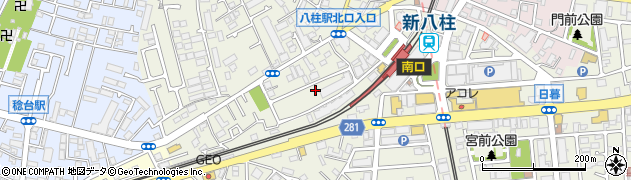 千葉県松戸市日暮2丁目周辺の地図