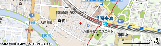東京都板橋区舟渡1丁目8周辺の地図