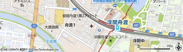東京都板橋区舟渡1丁目8-14周辺の地図