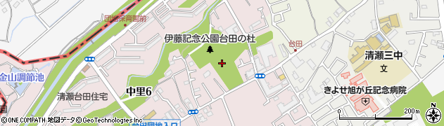 伊藤記念公園台田の杜周辺の地図