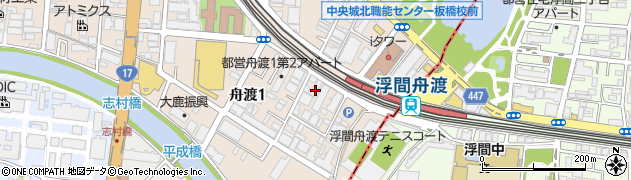 東京都板橋区舟渡1丁目8-13周辺の地図