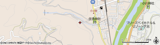 岐阜県下呂市少ケ野周辺の地図