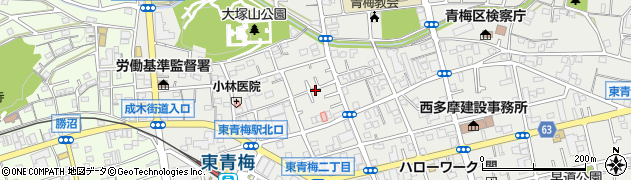 澤田理容店周辺の地図