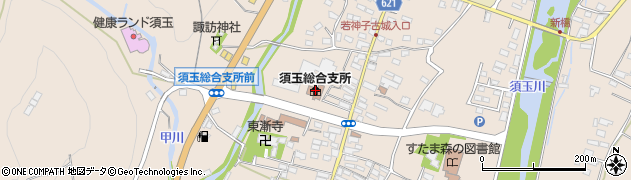 北杜市須玉総合支所周辺の地図