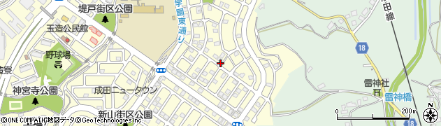 千葉県成田市玉造5丁目周辺の地図