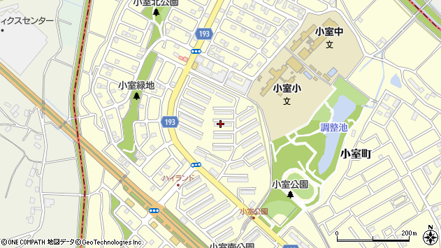 〒270-1471 千葉県船橋市小室町の地図