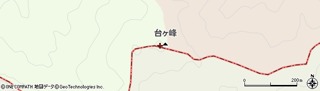 台ケ峰周辺の地図