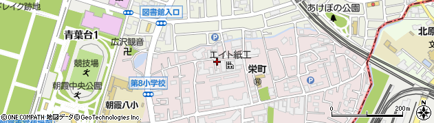 エイト紙工株式会社周辺の地図