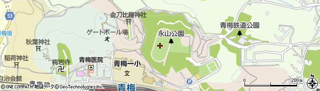 永山公園総合運動場陸上競技場周辺の地図