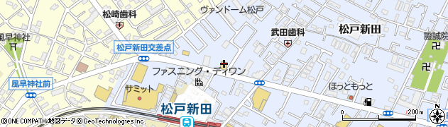 むさしの森珈琲 松戸新田店周辺の地図