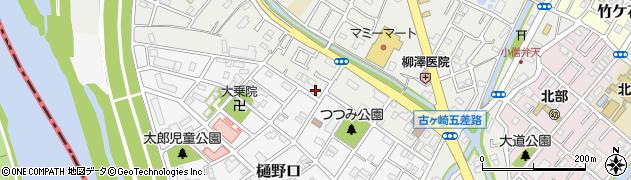 千葉県松戸市樋野口539周辺の地図