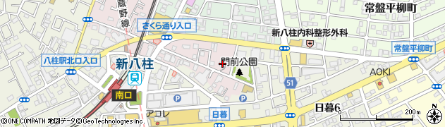 千葉県松戸市金ケ作1周辺の地図