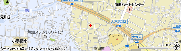 埼玉県所沢市小手指台30周辺の地図