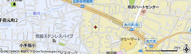 埼玉県所沢市小手指台34周辺の地図