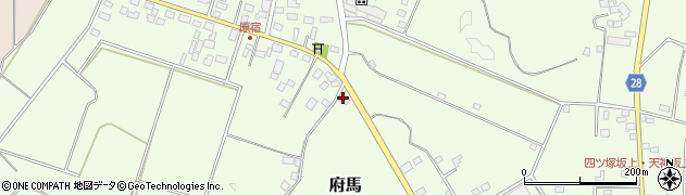 千葉県香取市府馬3593周辺の地図