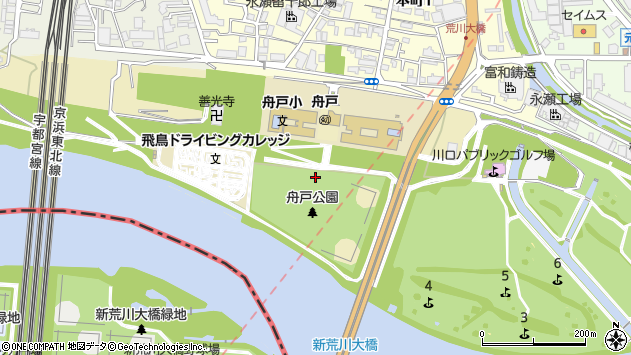 〒332-0013 埼玉県川口市舟戸町の地図