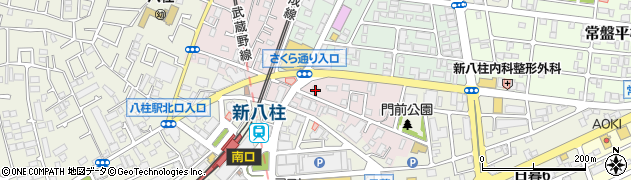 千葉県松戸市金ケ作23周辺の地図