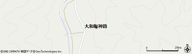 岐阜県郡上市大和町神路周辺の地図