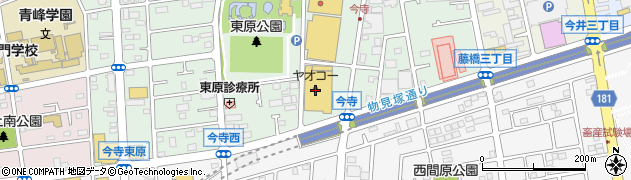 ヤオコー青梅今寺店周辺の地図