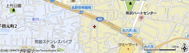 埼玉県所沢市小手指台33周辺の地図