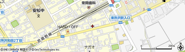 飯能信用金庫所沢松井支店周辺の地図