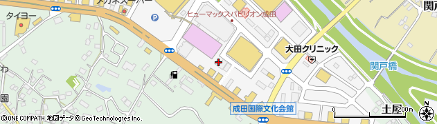 プレゴ成田周辺の地図