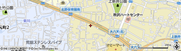 埼玉県所沢市小手指台31周辺の地図