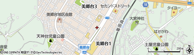 スターバックスコーヒー 成田美郷台店周辺の地図