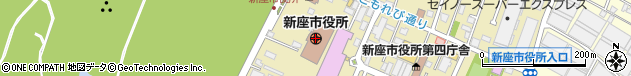 埼玉県新座市周辺の地図