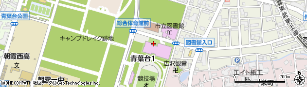 埼玉県朝霞市青葉台周辺の地図