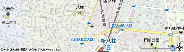 千葉県松戸市金ケ作30周辺の地図