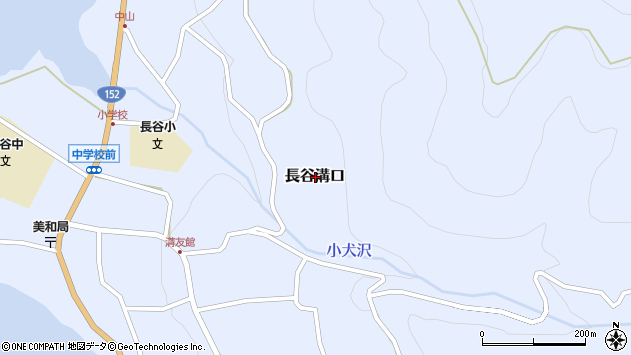 〒396-0402 長野県伊那市長谷溝口の地図