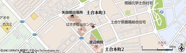 波崎土合ヶ原郵便局周辺の地図