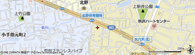 埼玉県所沢市小手指台37周辺の地図