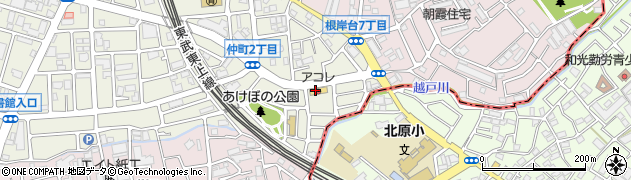 アコレ　朝霞仲町店周辺の地図