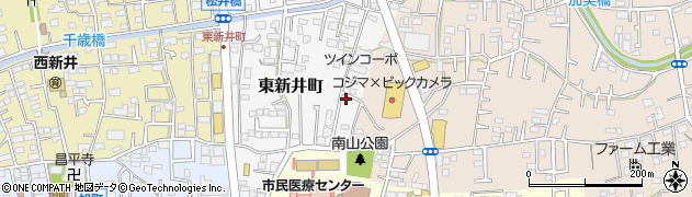埼玉県所沢市東新井町93周辺の地図