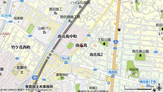 〒271-0065 千葉県松戸市南花島の地図