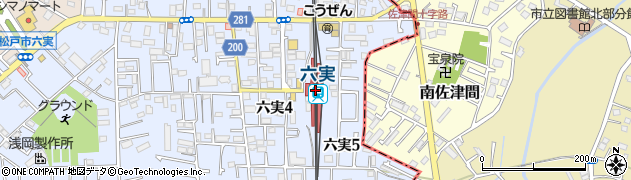 千葉県松戸市周辺の地図