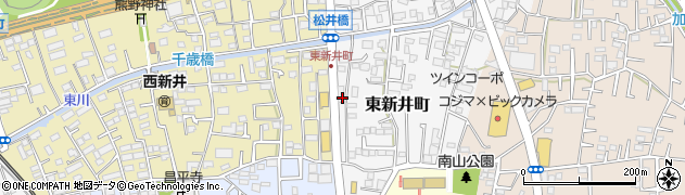 埼玉県所沢市東新井町66周辺の地図