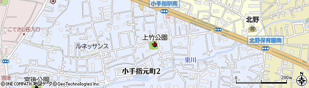 上竹公園周辺の地図