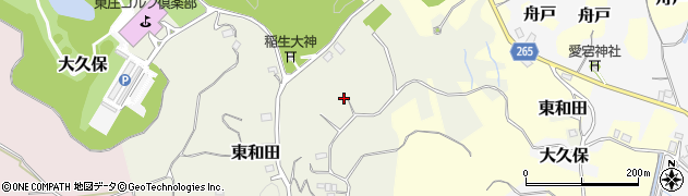 千葉県東庄町（香取郡）東和田周辺の地図