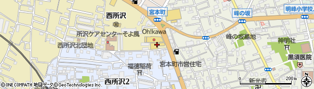 埼玉トヨタ　所沢店周辺の地図