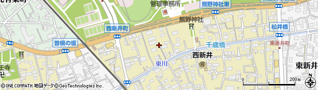 埼玉県所沢市西新井町18周辺の地図