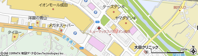 千葉県成田市ウイング土屋周辺の地図