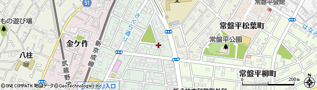 千葉県松戸市常盤平陣屋前周辺の地図
