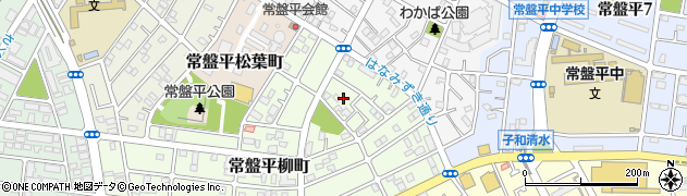 千葉県松戸市常盤平柳町周辺の地図