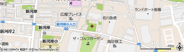 東京都板橋区新河岸1丁目9周辺の地図