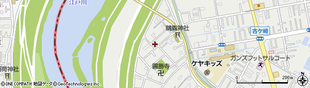 千葉県松戸市古ケ崎219周辺の地図