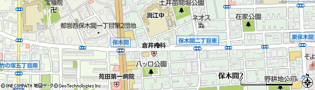 東京都足立区保木間3丁目7-20周辺の地図